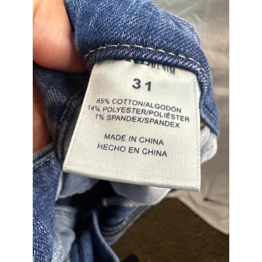 BKE Payton Universal Fit Mid-Rise Ankle Skinny Jeans Medium Wash Distressed - Picture 4 of 4